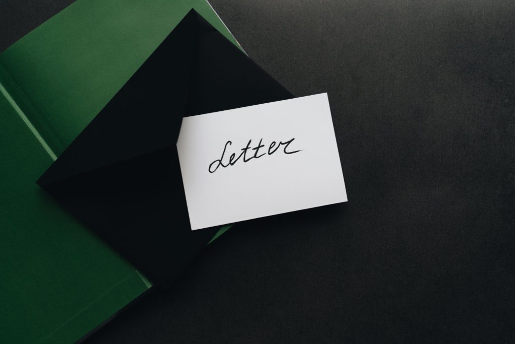 A mystery letter arrives